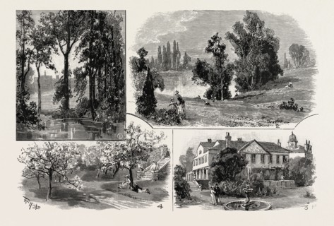 SKETCHES IN WATERLOW PARK, WHICH HAS BEEN PRESENTED TO THE PUBLIC BY SIR SYDNEY WATERLOW: 1. The