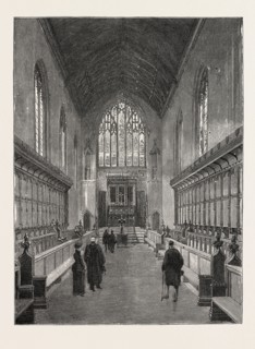 THE NEW CHAPEL, QUEEN'S COLLEGE, CAMBRIDGE: The entire cost of which has been defrayed by the