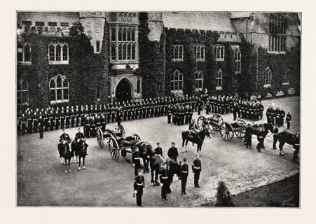 YOUNG ENGLAND, PARADE OF THE CADETS AT MALVERN COLLEGE