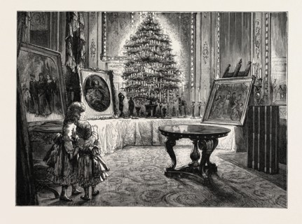 CHRISTMAS EVE AT WINDSOR CASTLE, THE QUEEN'S CHRISTMAS TREE