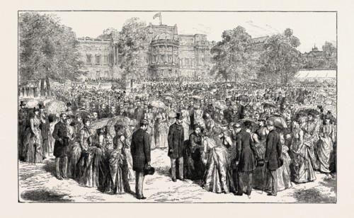 H.R.H. THE PRINCE OF WALES ATTENDING HER MAJESTY AT THE ROYAL JUBILEE GARDEN PARTY HELD IN THE