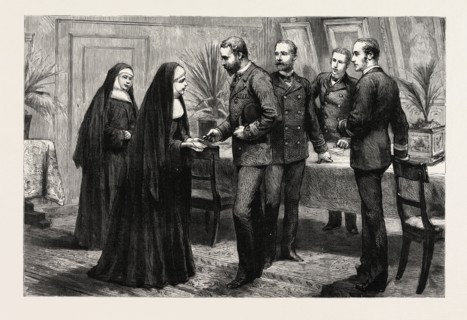 WITH THE MEDITERRANEAN SQUADRON: A VISIT OF THE SISTERS OF THE POOR TO A MAN OF WAR
