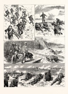 THE CHANNEL SQUADRON AT PORTLAND: A SHAM FIGHT: 1. Ten minutes to go up, ten seconds to come down!;