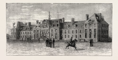 THE NEW MARLBOROUGH BARRACKS, DUBLIN, Where Prince George of Wales was staying at the time when he