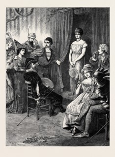 ROME: TABLEAU VIVANT AT AN AMERICAN COSTUME BALL