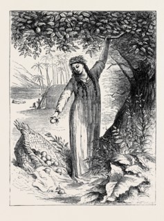 THE DUKE OF EDINBURGH'S COLLECTION AT THE SOUTH KENSINGTON MUSEUM, LONDON: TAHITI GIRL GATHERING
