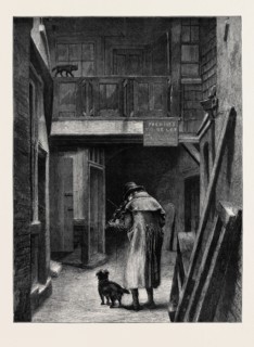 BLIND, FROM THE PICTURE BY A.W. BAYES, IN THE DUDLEY GALLERY