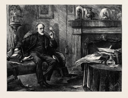 JOSEPH MAZZINI IN HIS STUDY AT BROMPTON