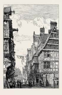 THE JUDENGASSE AT FRANKFORT-ON-THE-MAIN, SCENE OF THE LATE CATASTROPHE