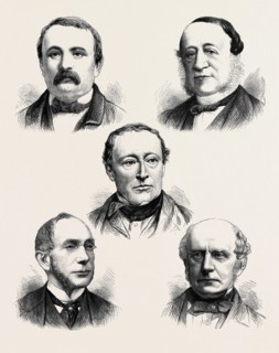 THE ALABAMA CLAIMS: THE GENEVA COURT OF ARBITRATION; (TOP LEFT) M. STAEMPFLI (SWITZERLAND); (TOP