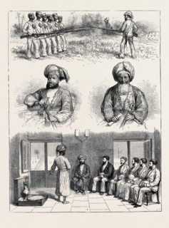 THE LIVINGSTONE EXPEDITION: 1. DRILLING NASIK BOYS AT ZANZIBAR; 2. H.H. SAYID BERGASH, SULTAN OF