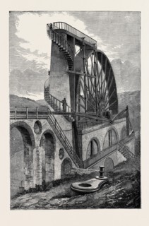 THE GREAT LAXEY WATER-WHEEL, ISLE OF MAN