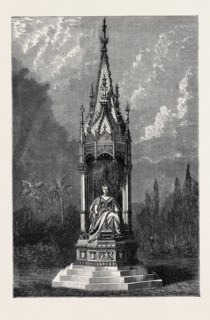 STATUE OF HER MAJESTY IN THE VICTORIA GARDENS, BOMBAY, PRESENTED BY THE GUICOWAR OF BARODA