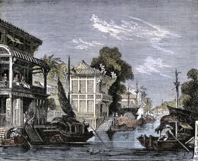 Wam-Poo, Canton, engraving 1858