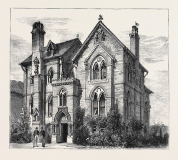 HOUSE AT OXFORD WHERE PRINCE LEOPOLD RESIDED