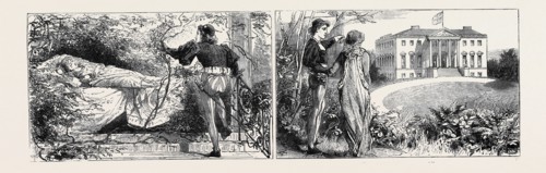 PRINCE LEOPOLD AT THE HOME OF HIS AFFIANCED BRIDE, TABLEAUX VIVANTS AT THE PALACE, AROLSEN: THE