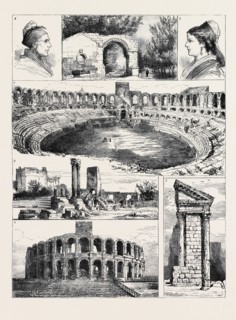 A DAY AT ARLES: 1. An Old Woman; 2. Entrance to the Roman Cemetery; 3. A Young Girl; 4. Interior of