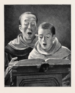 "A REHEARSAL" FROM THE PICTURE BY A. ROBERTS