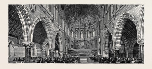 LEICESTER: INTERIOR OF ST. MARK'S CHURCH