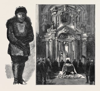 THE LOSS OF THE "JEANNETTE:" LIEUTENANT DANENHOWER (LEFT); THE FUNERAL OF LORD F. CAVENDISH:
