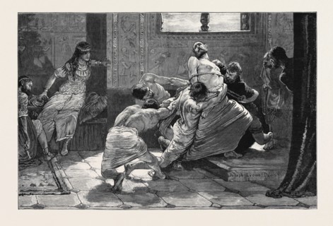 THE ROYAL ACADEMY "ARMITAGE" PRIZE PICTURES, "SAMSON BOUND BY THE PHILISTINES": SECOND PRIZE:
