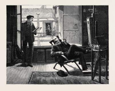 "NEIGHBOURS" FROM THE PICTURE BY W.H. BARTLETT