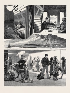 A JOURNEY BY THE OVERLAND ROUTE: 1. A Christmas Dinner in the "Wagon Lit"; 2. Tucked Up for the