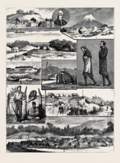 THE RECENT NATIVE TROUBLES IN NEW ZEALAND: 1. The Rutland Stockade, Wanganui; 2. Major Noake; 3.