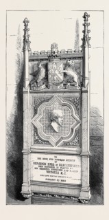 THE QUEEN'S MEMORIAL TO THE LATE EARL OF BEACONSFIELD IN HUGHENDEN CHURCH