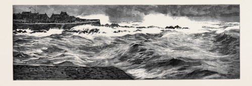 POURING OIL ON THE TROUBLED WATERS AT PETERHEAD, MARCH 1, 1882: EFFECT OF THE OIL AFTER FORTY-FIVE