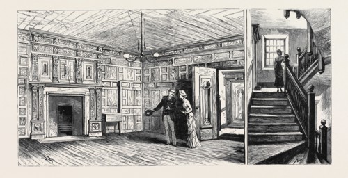 HULL: THE WHITE HART INN: THE PLOTTING CHAMBER (LEFT), STAIRCASE (RIGHT)