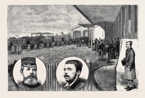THE ATTEMPT ON THE LIFE OF THE QUEEN: SCENE AT WINDSOR RAILWAY STATION IMMEDIATELY BEFORE THE