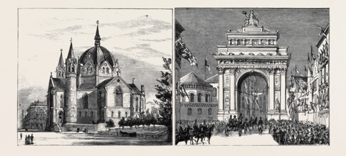 THE ROYAL SWEDISH MARRIAGE; RECEPTION OF THE CROWN PRINCE OF SWEDEN AND NORWAY AND HIS BRIDE AT