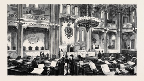 THE ROYAL SWEDISH MARRIAGE; RECEPTION OF THE CROWN PRINCE OF SWEDEN AND NORWAY AND HIS BRIDE AT