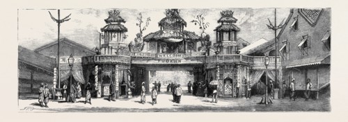 THE VICEROY OF INDIA'S VISIT TO RANGOON, BRITISH BURMA: ARCH ERECTED BY FOOKIEN CHINESE