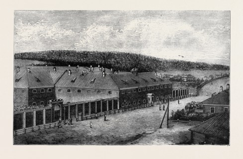 SIBERIA: THE ALEXANDREFFSKY CENTRAL PRISON, NEAR IRKUTSK
