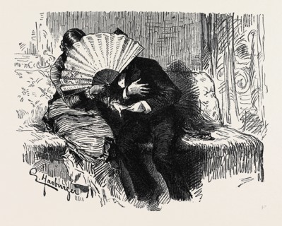ART CARICATURE IN GERMANY: THE CAREFUL MAMMA, "Now, Mr. Assessor, you may confess to me all that