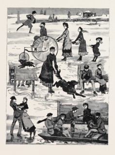 SKATING: 1. Faith, Hope, and Charity; 2. Stimulated by the Canadian Sketches, Skimmington adopts