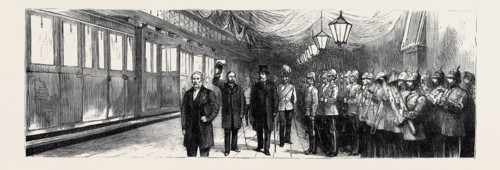 THE VISIT OF THE PRINCE OF WALES TO BRADGATE PARK, LEICESTERSHIRE: ARRIVAL OF THE PRINCE AT THE