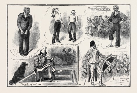 A "FREE AND EASY " ON BOARD H.M. TRAINING SHIP "BOSCAWEN"
