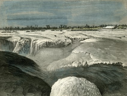 La Chaudiere in Winter, Canada, 1873