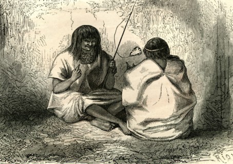 Cup and ball Game, 1869, Peru