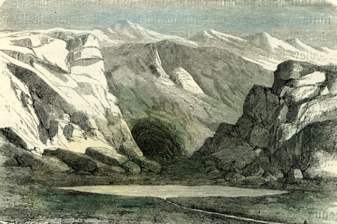 Apurimac river Source, 1869, Peru