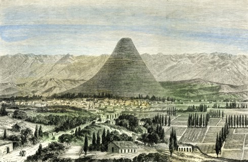 Arequipa, Town and Valley, 1869, Peru