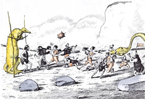 Prehistoric Peeps, Le match annuel de football