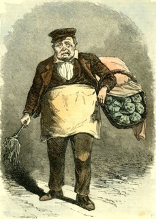 Madrid, Spain, Pieman, 1866, street character