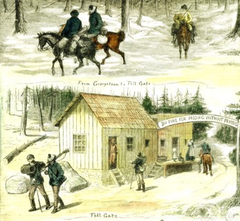 Colorado, United States of America, 1881, Rough Travelling. From Georgetown to Toll Gate. 10 dollar