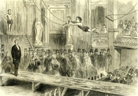 Oxford Music Hall; U.K.; 1862; the juvenile professors of the trapeze; Great Britain