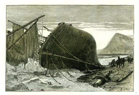Dover, U.K., 1887, wreck of the Russian vessel Joutsen