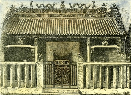 Chinese house, Saigon, Vietnam, 19th century